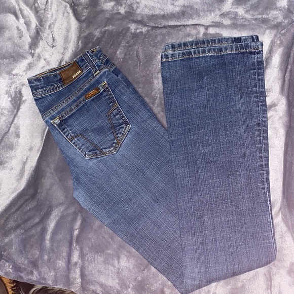 FOSSIL jeans, women's size 25 Made in the USA. Slim bootcut, "vintage dark" - Picture 7 of 10